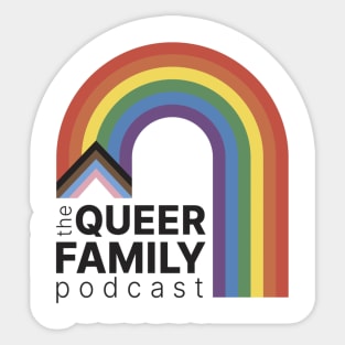 The Queer Family Podcast Small Logo Sticker